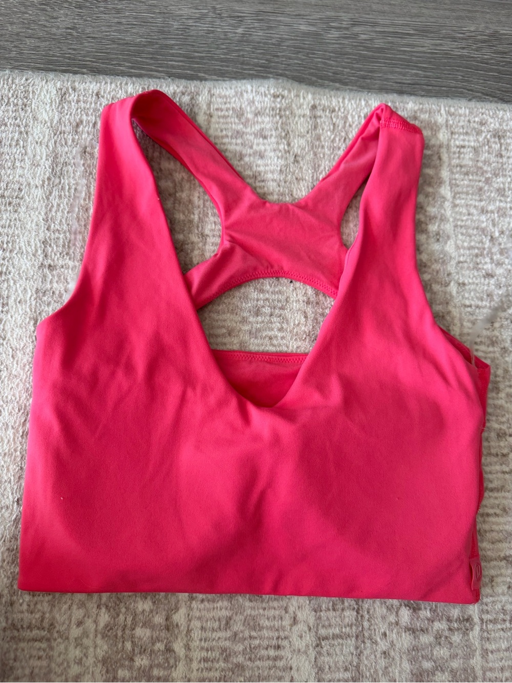 lululemon athletica Bright Pink Racerback Sports Bra